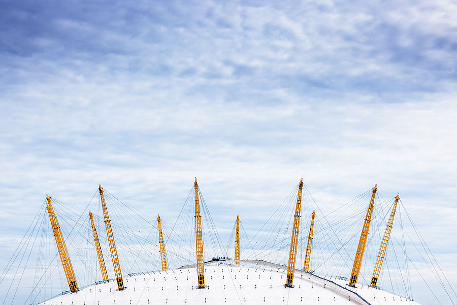 O2 Arena Building Architectural retoucher in London | The O2 Arena Greenwich