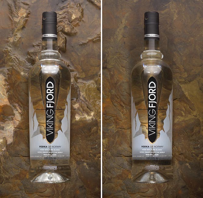 Retoucher of product images London Vikingfjord Vodka